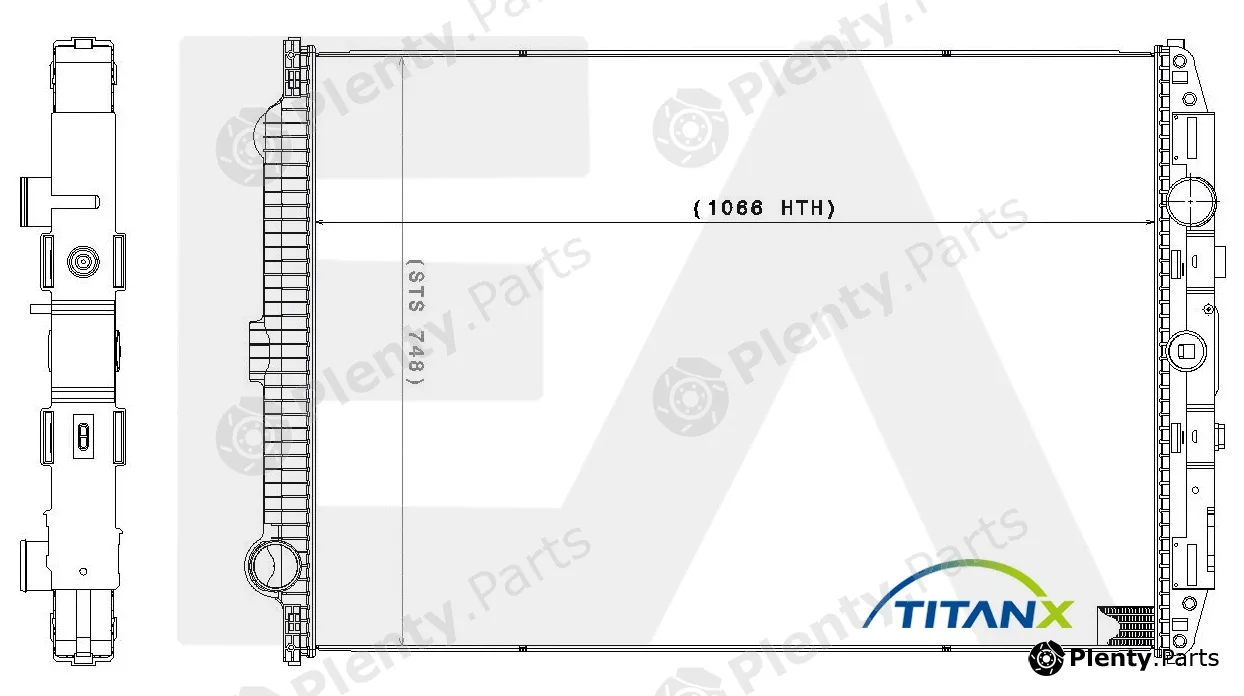 Eaclima 31R16018T — Radiator, engine cooling