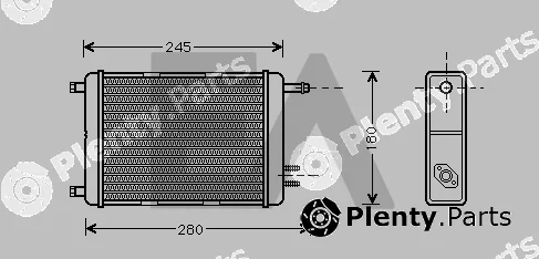 Eaclima 45C30003 — Heat Exchanger, interior heating