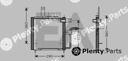 Eaclima 30C52030 — Condenser, air conditioning