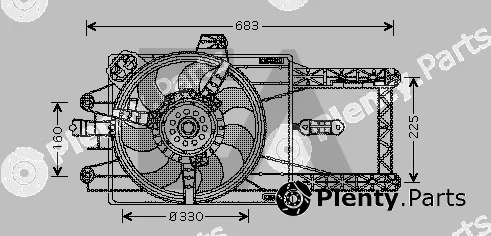 Eaclima 33V25025 — Fan, engine cooling