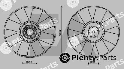 Eaclima 35C30C02 — Fan Wheel, engine cooling
