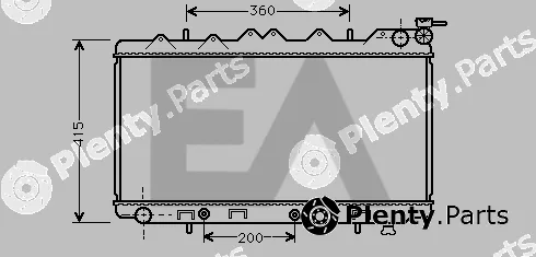 Eaclima 31R18057 — Radiator, engine cooling