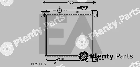Eaclima 31R81001 — Radiator, engine cooling
