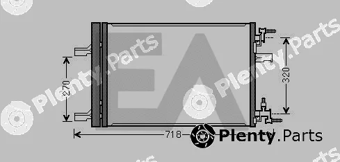 Eaclima 30C54058 — Condenser, air conditioning