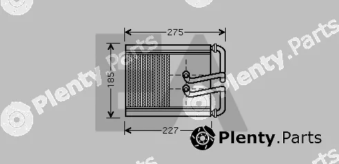 Eaclima 45C28019 — Heat Exchanger, interior heating
