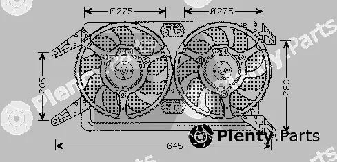 Eaclima 33V03004 — Fan, engine cooling