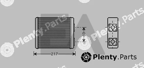 Eaclima 45C22022 — Heat Exchanger, interior heating