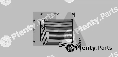 Eaclima 45C28014 — Heat Exchanger, interior heating