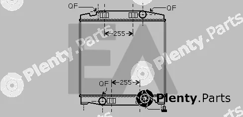 Eaclima 31R30031 — Radiator, engine cooling