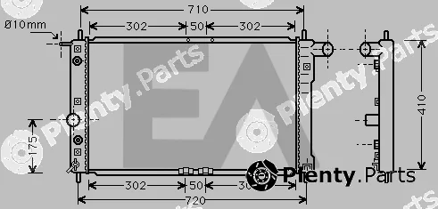 Eaclima 31R20004 — Radiator, engine cooling