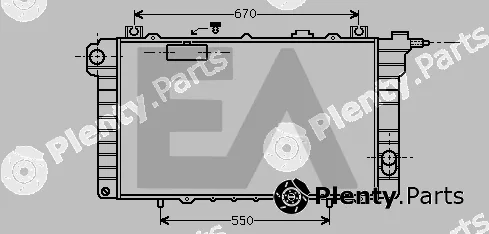 Eaclima 31R18046 — Radiator, engine cooling