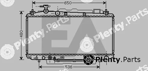 Eaclima 31R71146 — Radiator, engine cooling