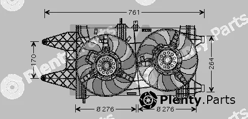 Eaclima 33V25017 — Fan, engine cooling