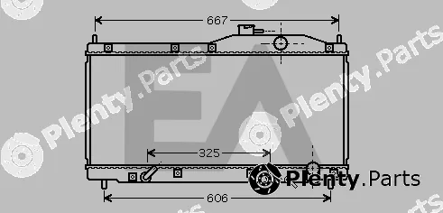 Eaclima 31R26066 — Radiator, engine cooling