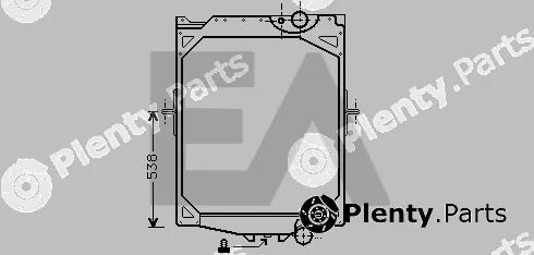 Eaclima 31R76005 — Radiator, engine cooling