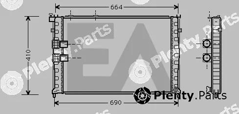 Eaclima 31R10021 — Radiator, engine cooling