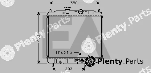 Eaclima 31R51124 — Radiator, engine cooling