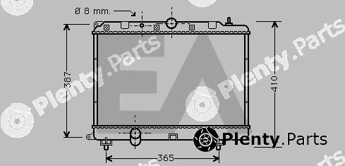 Eaclima 31R05024 — Radiator, engine cooling
