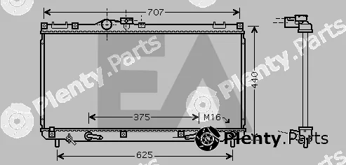 Eaclima 31R71166 — Radiator, engine cooling