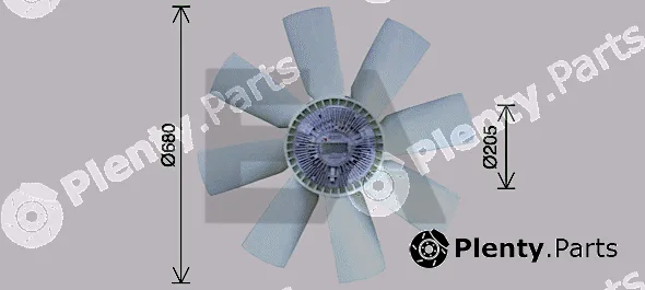 Eaclima 35C76C07 — Fan Wheel, engine cooling