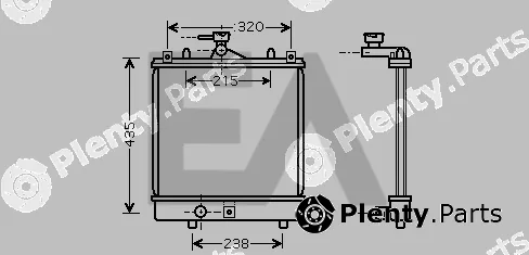 Eaclima 31R69077 — Radiator, engine cooling