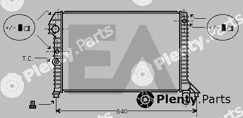Eaclima 31R78019 — Radiator, engine cooling