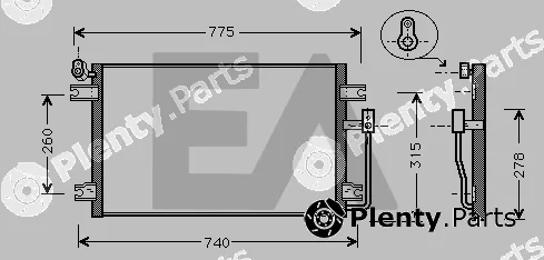 Eaclima 30C20006 — Condenser, air conditioning