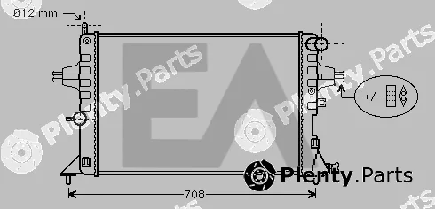Eaclima 31R54190 — Radiator, engine cooling