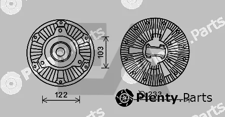 Eaclima 35C45D03 — Fan Wheel, engine cooling