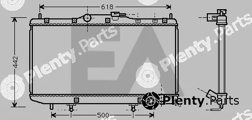 Eaclima 31R71130 — Radiator, engine cooling