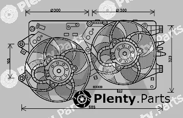 Eaclima 33V25072 — Fan, engine cooling