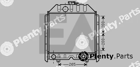 Eaclima 31R25062 — Radiator, engine cooling