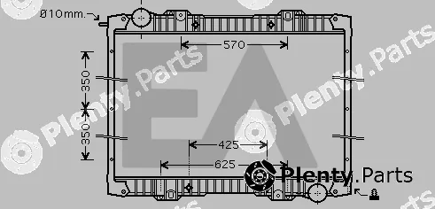 Eaclima 31R63008 — Radiator, engine cooling
