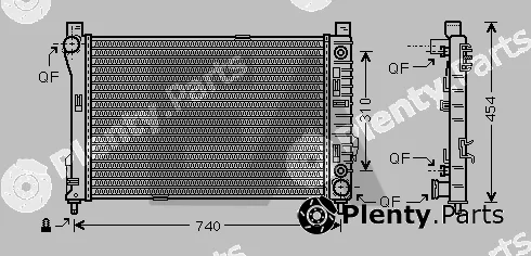 Eaclima 31R50184 — Radiator, engine cooling