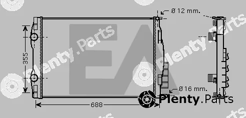 Eaclima 31R60075 — Radiator, engine cooling