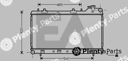 Eaclima 31R68021 — Radiator, engine cooling