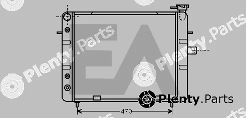 Eaclima 31R54076 — Radiator, engine cooling