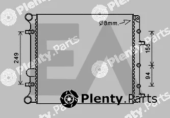 Eaclima 31R77131 — Radiator, engine cooling