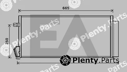Eaclima 30C25060 — Condenser, air conditioning