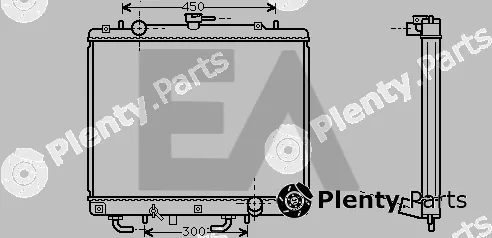 Eaclima 31R51075 — Radiator, engine cooling