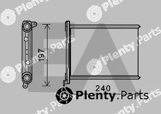 Eaclima 45C60020 — Heat Exchanger, interior heating