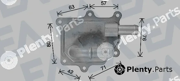 Eaclima 37G22012 — Oil Cooler, engine oil