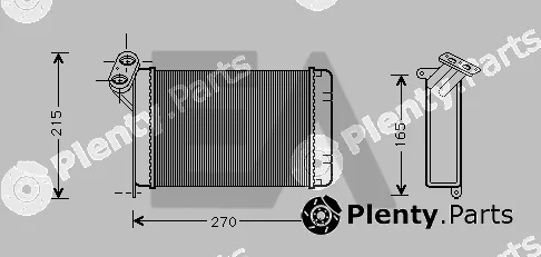 Eaclima 45C07002 — Heat Exchanger, interior heating
