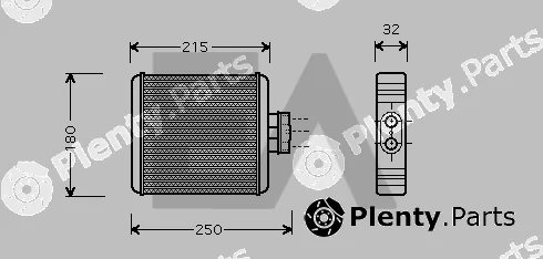 Eaclima 45C77010 — Heat Exchanger, interior heating