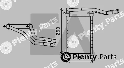 Eaclima 45C69003 — Heat Exchanger, interior heating