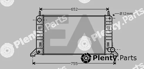 Eaclima 31R22048 — Radiator, engine cooling