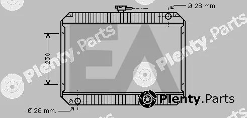 Eaclima 31R18043 — Radiator, engine cooling