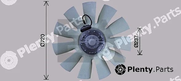 Eaclima 35C16C01 — Fan Wheel, engine cooling