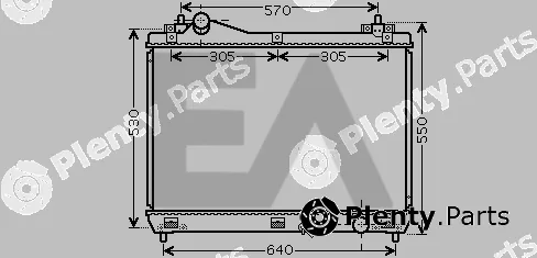 Eaclima 31R69052 — Radiator, engine cooling
