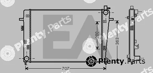 Eaclima 31R28094 — Radiator, engine cooling